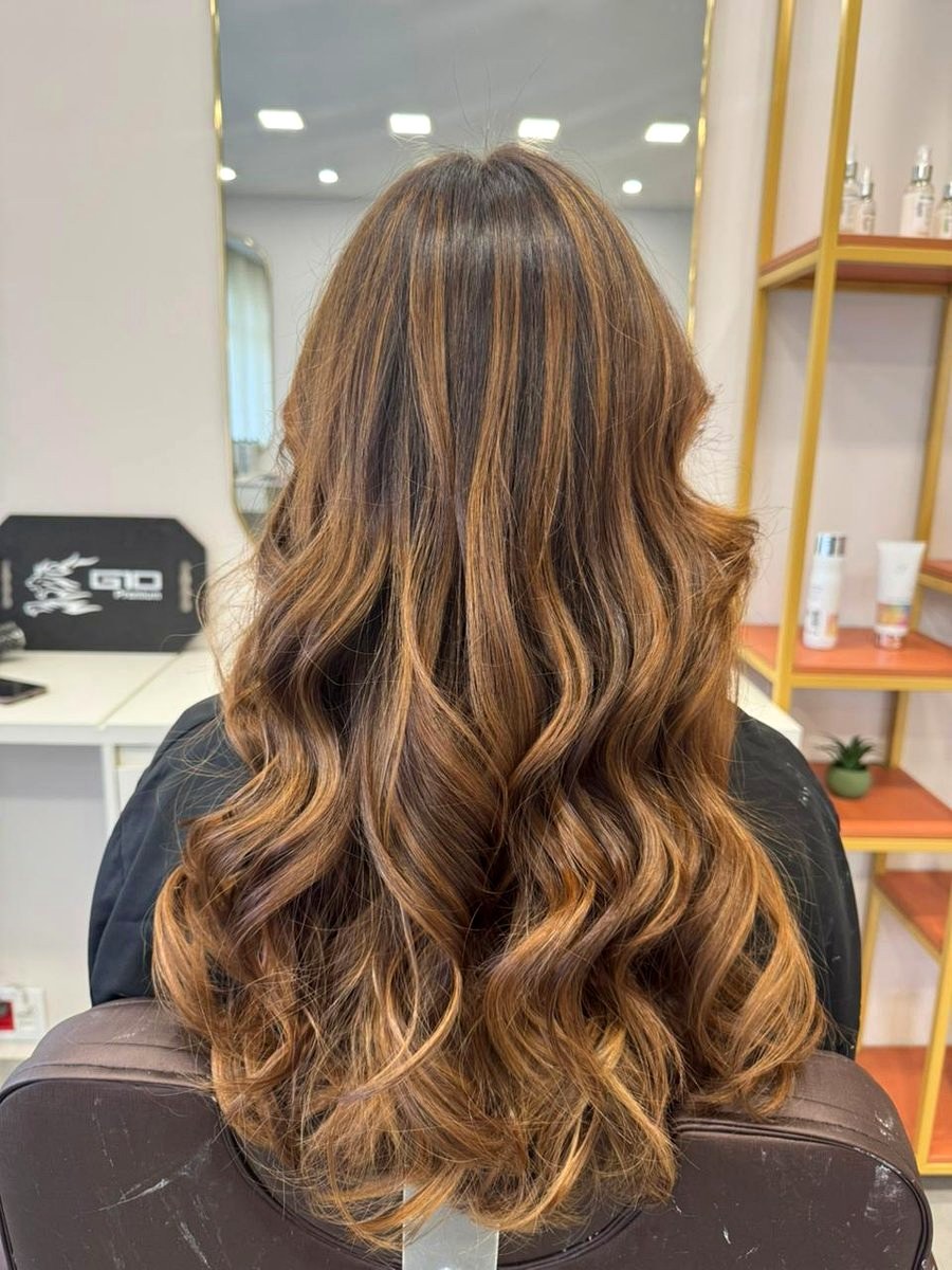 Castanho mel ondulado – BeYou Santo André