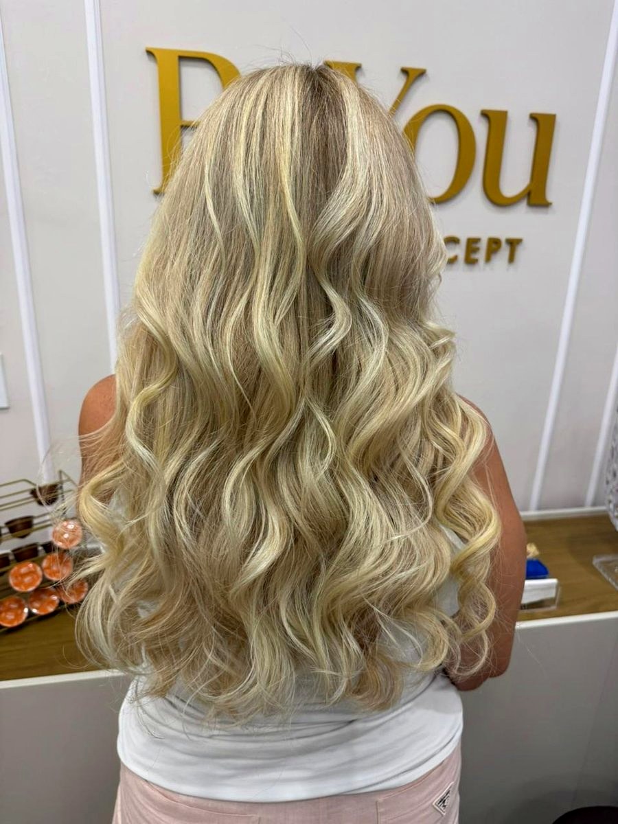 Loiro platinado com mechas – BeYou Santo André